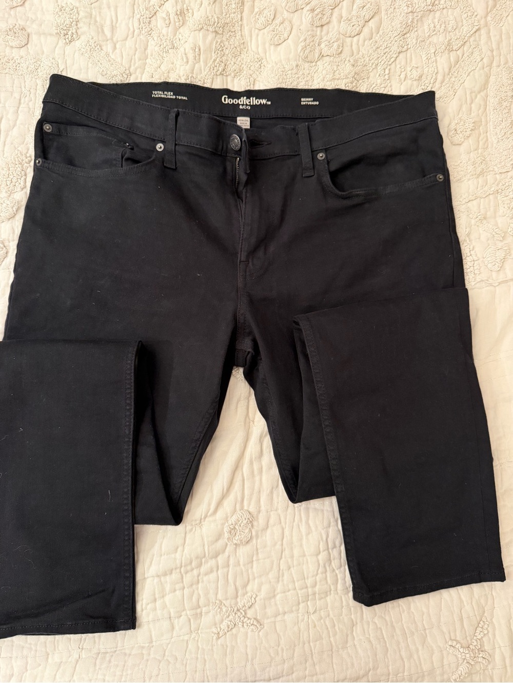 Goodfellow & Co Men’s Black Slim Jeans 40x34